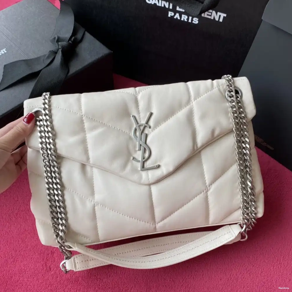 Rep ladies REP IN QUILTED LAMBSKIN SMALL BAG YSL PUFFER 0623